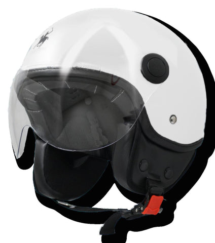 Casco demi-jet bianco Rodeo drive V/Elix