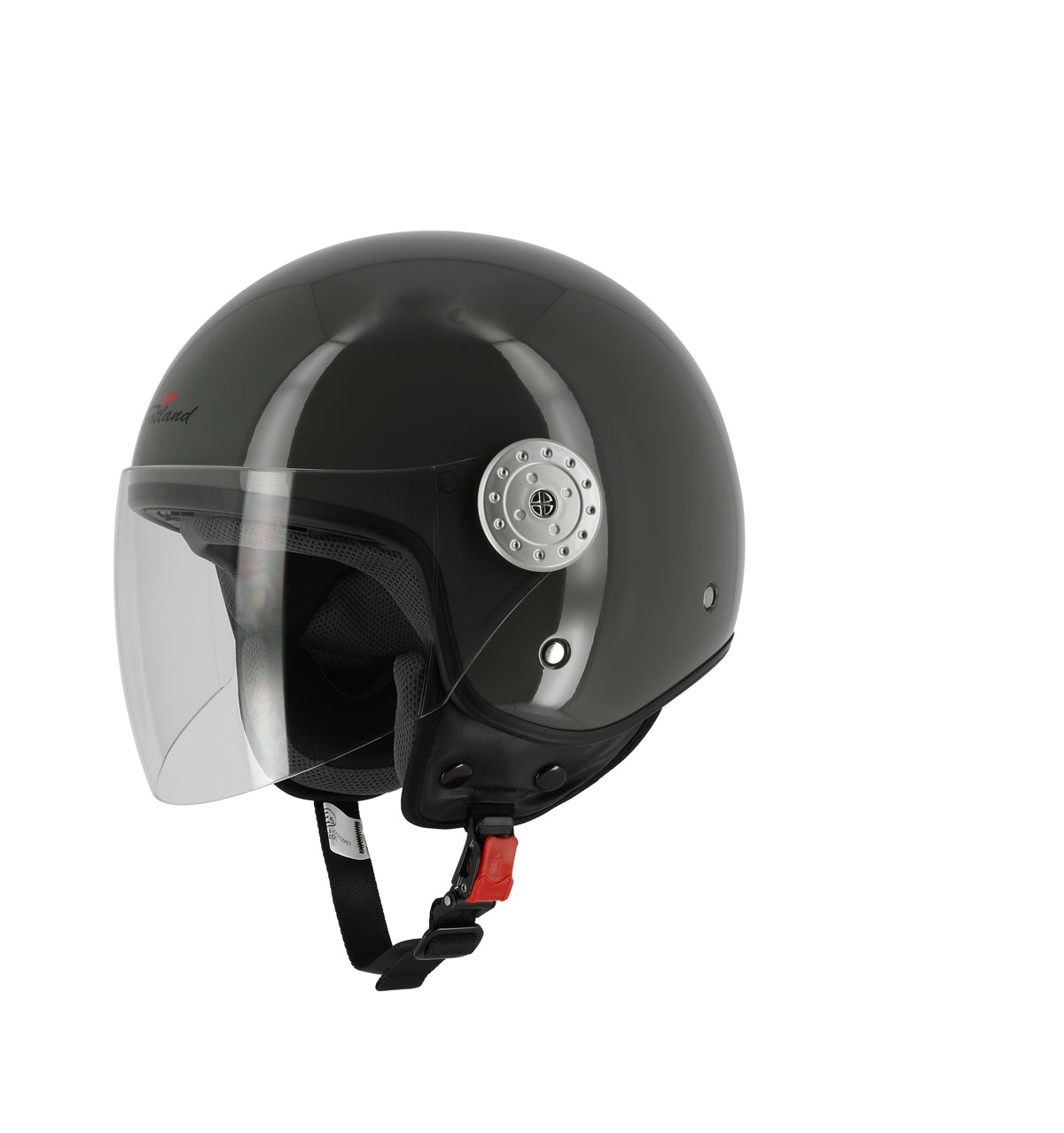 Casco Scotland Demi Jet Grigio Lucido 120024