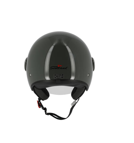 Casco Scotland Demi Jet Grigio Lucido 120024