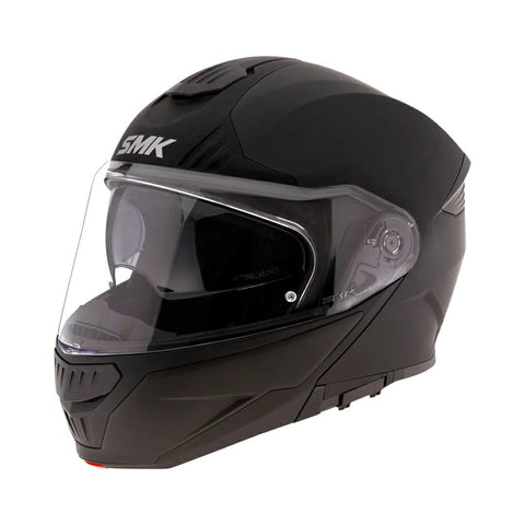 CASCO 111 MODULARE SMK GULLWING HYBRID NERO OPACO f.s