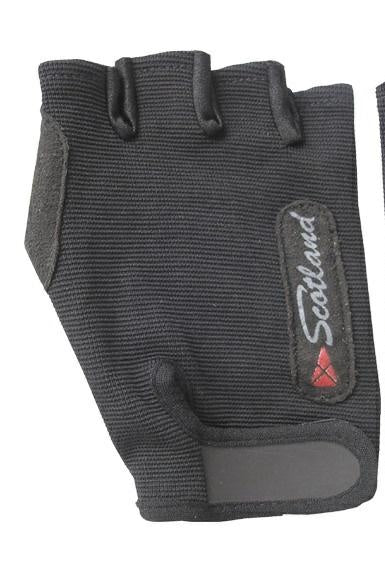 GUANTO SOFT MEZZE DITA NERO