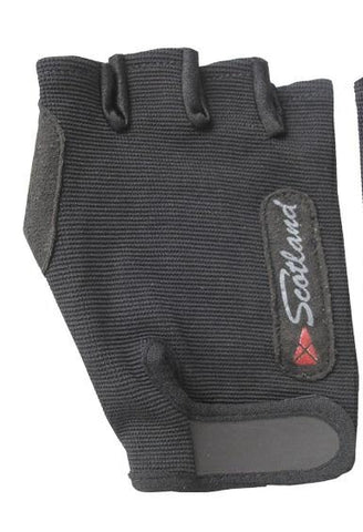 GUANTO SOFT MEZZE DITA NERO