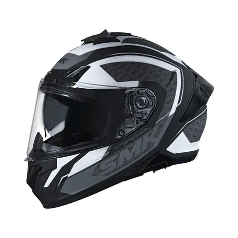 CASCO SMK 218 TYPHOON GRAFICA NERO GRIGIO F.S