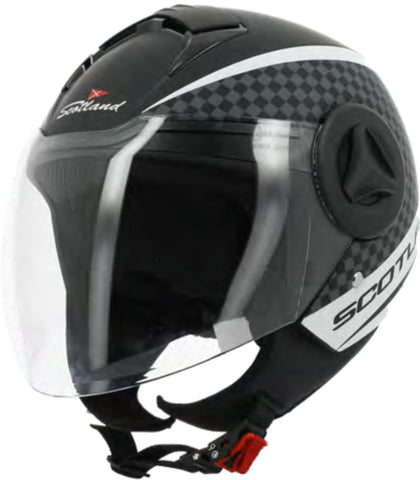 Casco Elite Graphic 06 Nero Opaco Bianco – Scotland