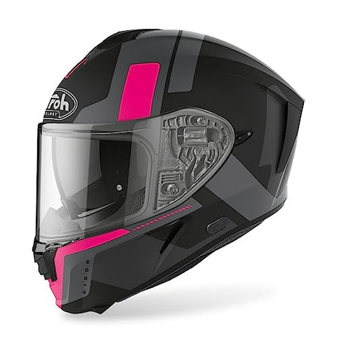 CASCO SPARK SHOGUN NERO ROSA