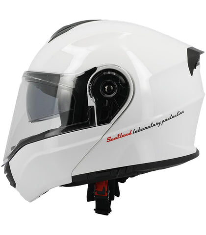 Casco modulare bianco Scotland Force 05
