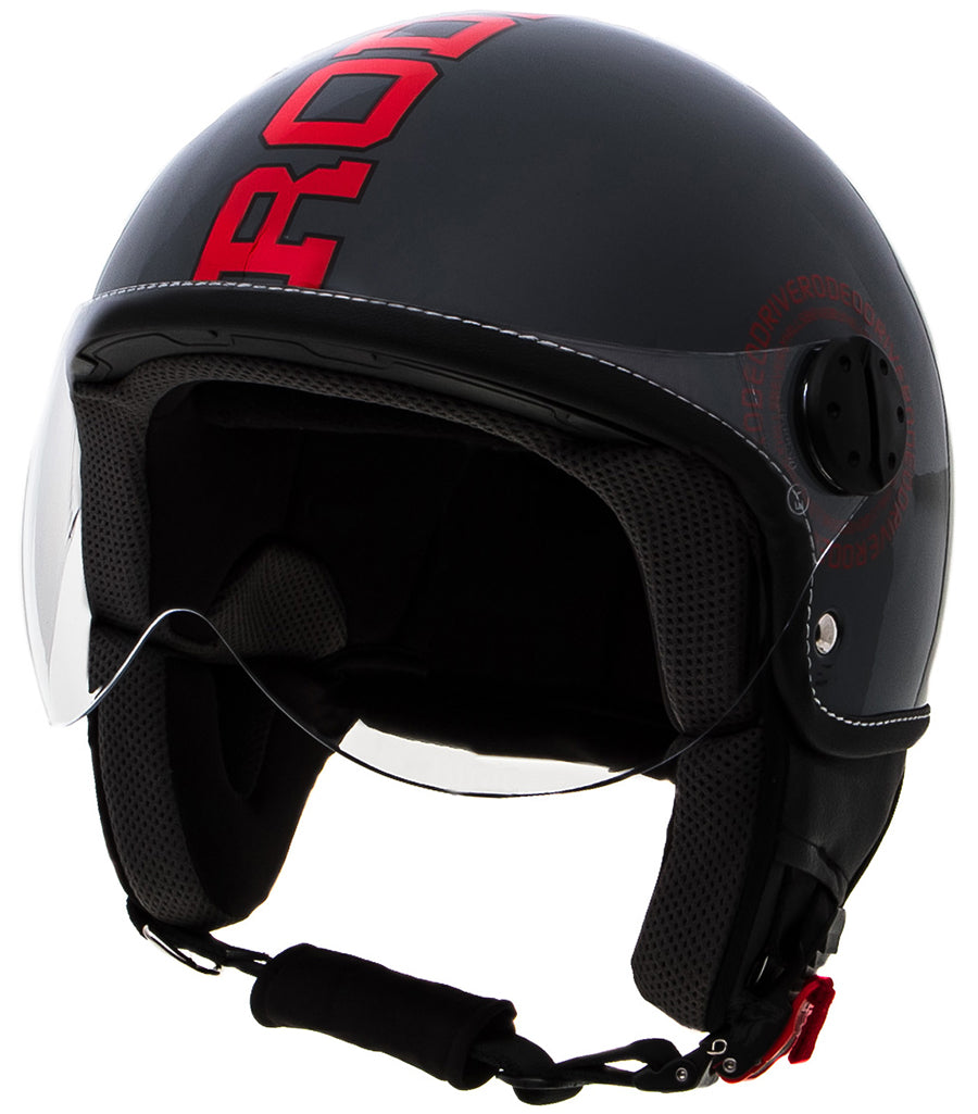 Casco Demi-Jet Decal Bridge Grey / Arancio Fluo – Scotland