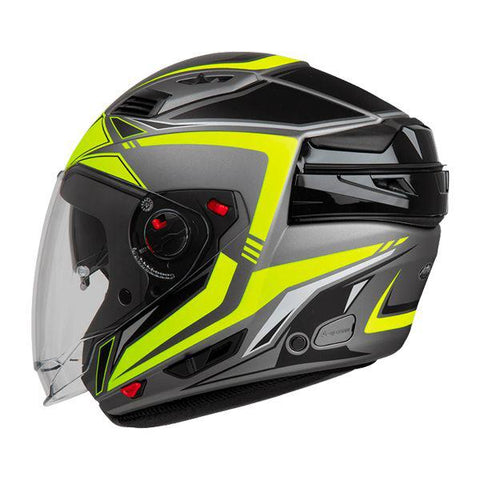 CASCO AIROH EXECUTIVE LINE ANTRACITE/GIALLO OPACO f.s.