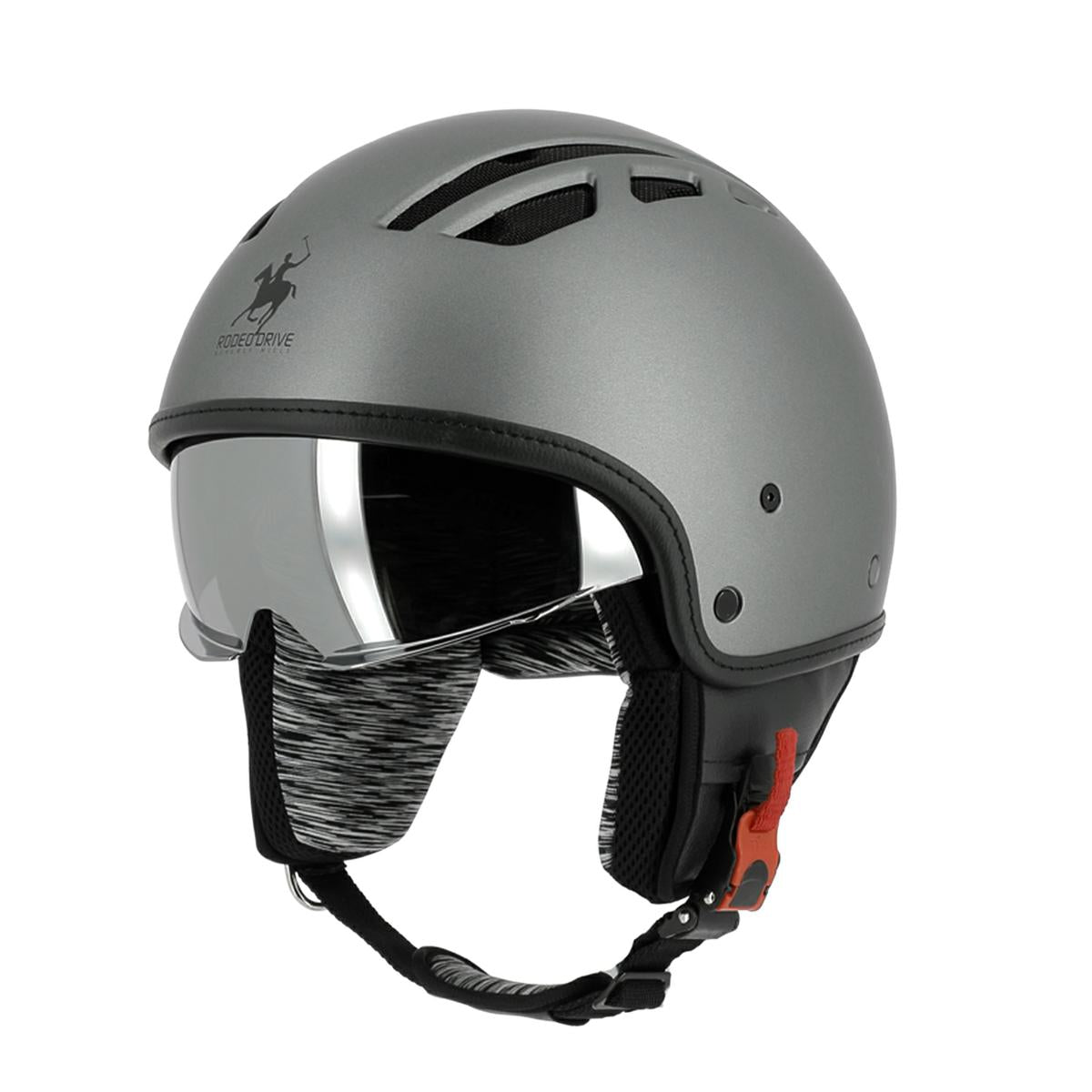casco rodeo AREATO TITANIO OPACO