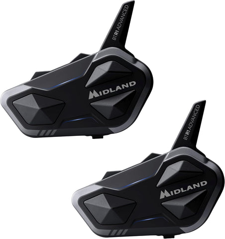 BTR1 ADVANCED 2PZ INTERCOM MOTO NERO