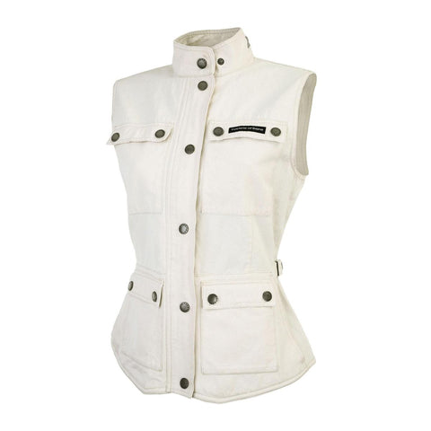 GILET CLARABELLA BEIGE ESTIVO f.s