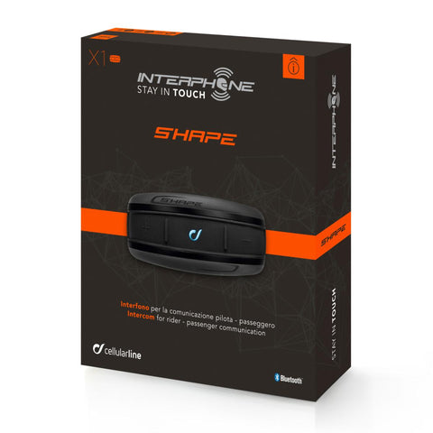 INTERPHONE SHAPE SINGLE NERO INTERPHOSHAPE F.S