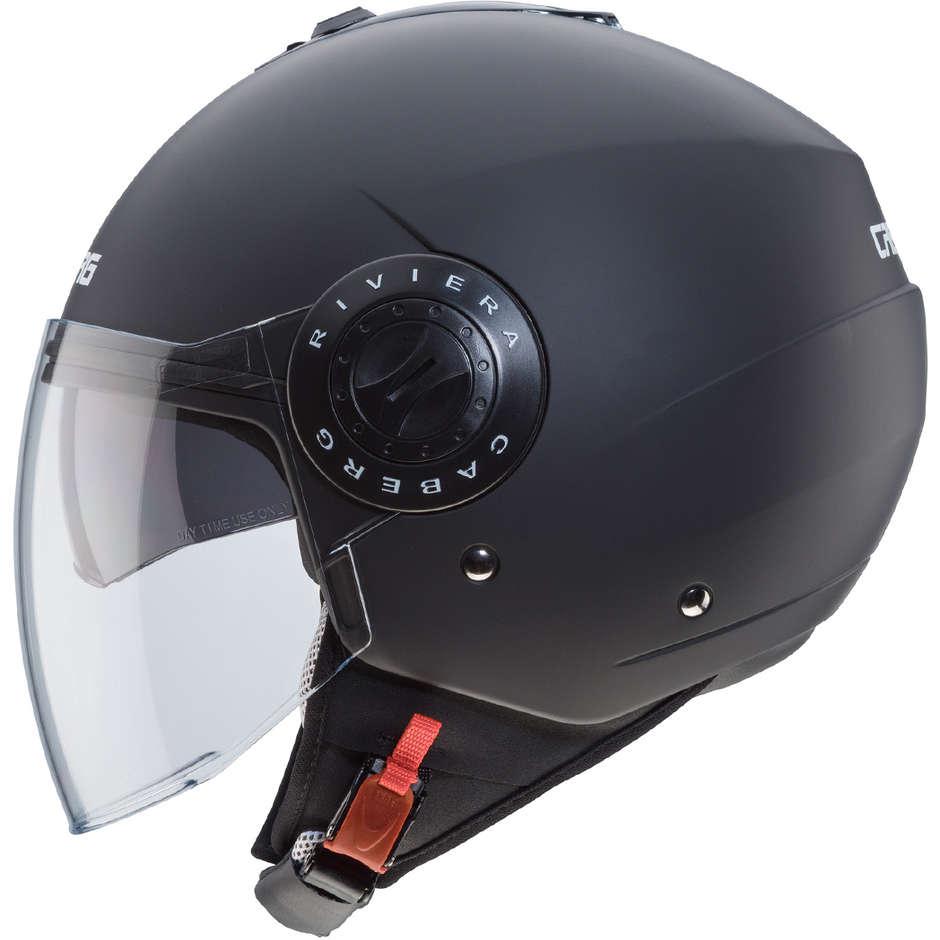 CASCO CABERG RIVIERA V3 NERO OPACO