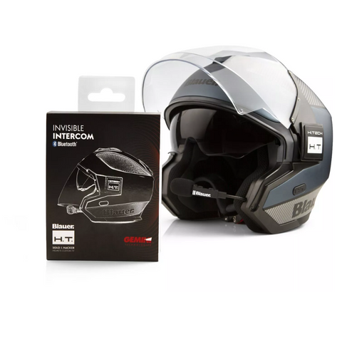 INTERFONO BLUETOOTH GEMINI X BLAUER SOLO & HACKER NERO