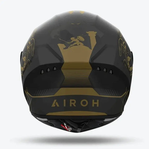 CASCO AIROH CONNOR TITAN NERO/ ORO OPACO