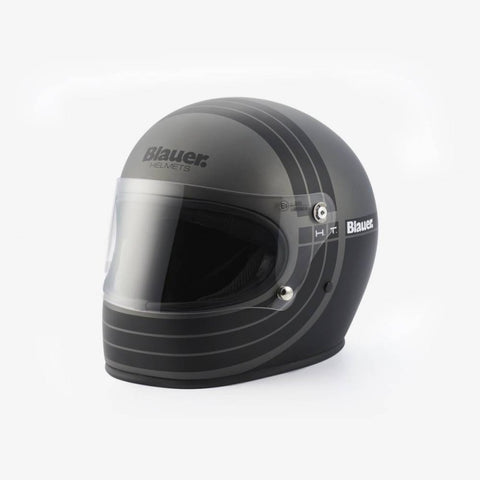 CASCO H801 BLAUER 80'S TITANIO OP/NERO