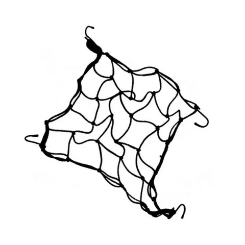 RETE ELASTICA PORTAOGGETTI NERO