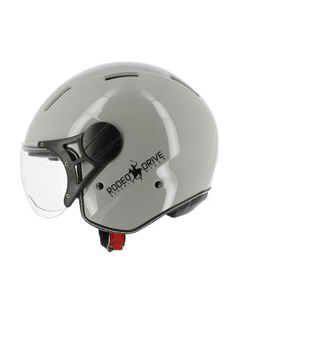 CASCO DEMIJET RODEODRIVE GRIGIO LUCIDO