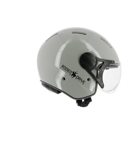CASCO DEMIJET RODEODRIVE GRIGIO LUCIDO