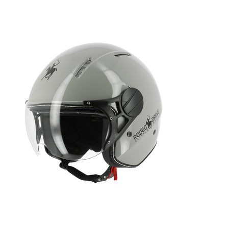CASCO DEMIJET RODEODRIVE GRIGIO LUCIDO