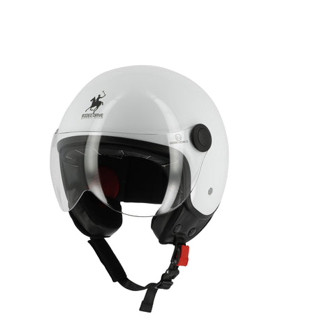 Casco demi-jet bianco Rodeo drive V/Elix