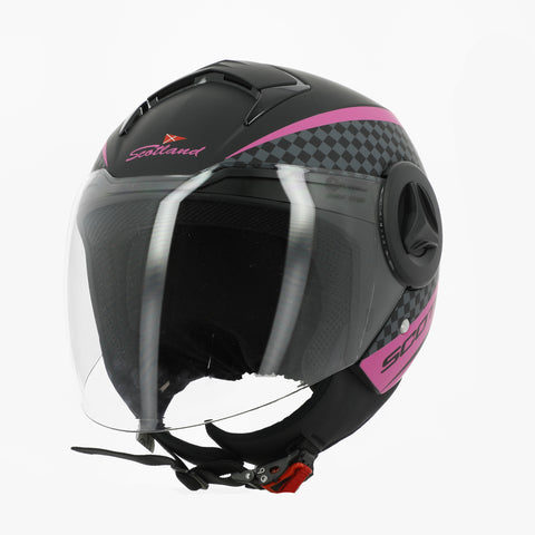 Casco Elite Graphic 06 Nero Opaco / Fuxia – Scotland