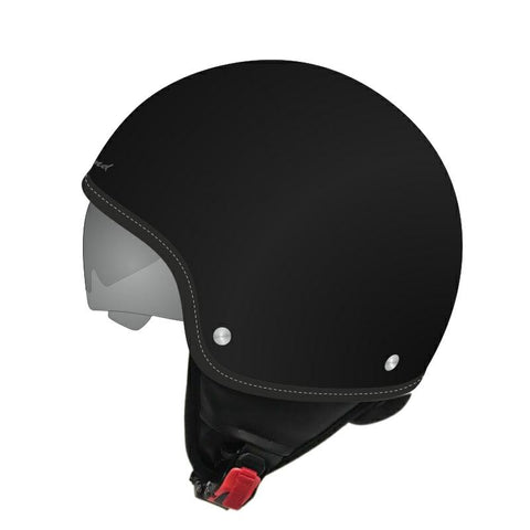 CASCO SCRAMBLER NERO OPACO