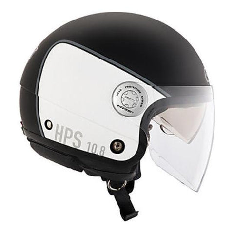 CASCO 108 DOPPIO OCCHIALE NERO BIANCO