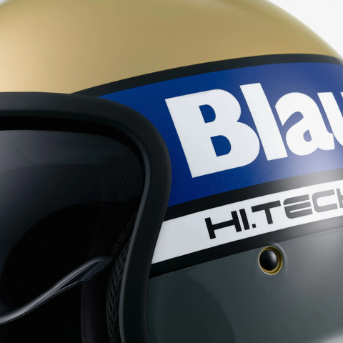 Casco Blauer Pilot 4.0 HT Blu/Oro