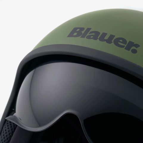 Casco Blauer Pilot 4.0 HT Verde Opaco