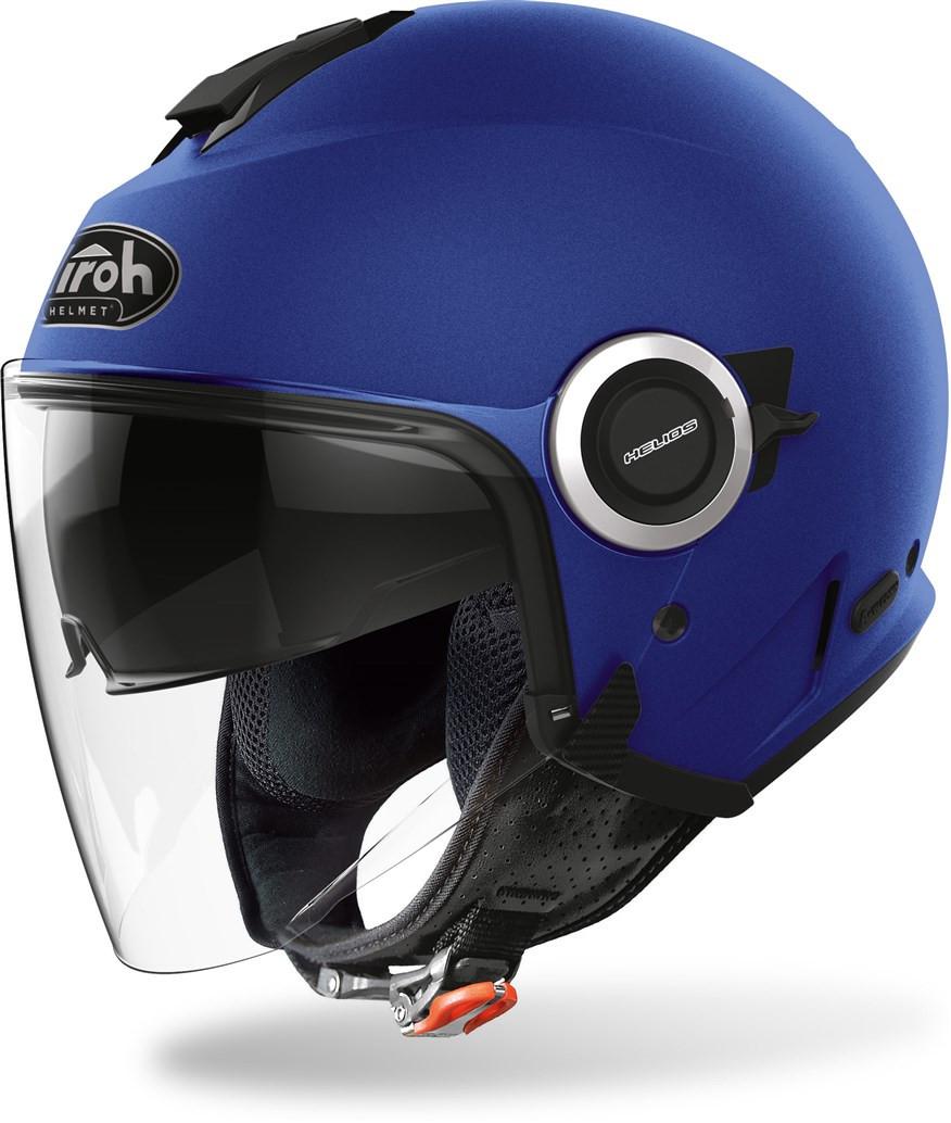 Casco jet blu opaco Airoh Helios HE19
