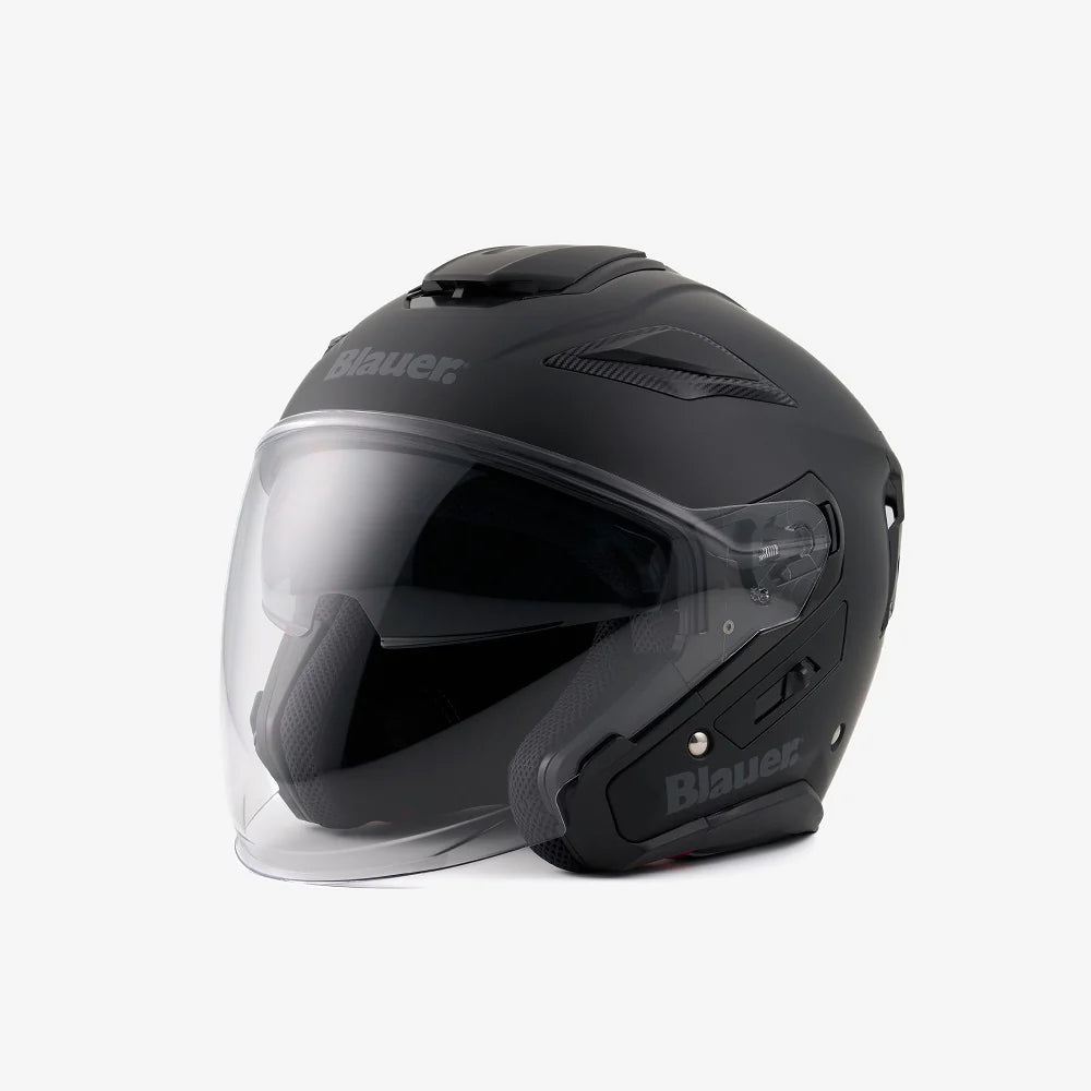 CASCO H07 BLAUER JET JJ01 NERO OPACO