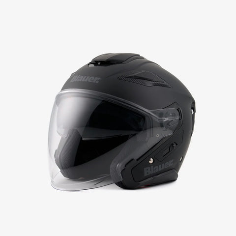 CASCO H07 BLAUER JET JJ01 NERO OPACO
