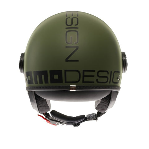 Casco demi-jet verde opaco Momo Design Classic 06
