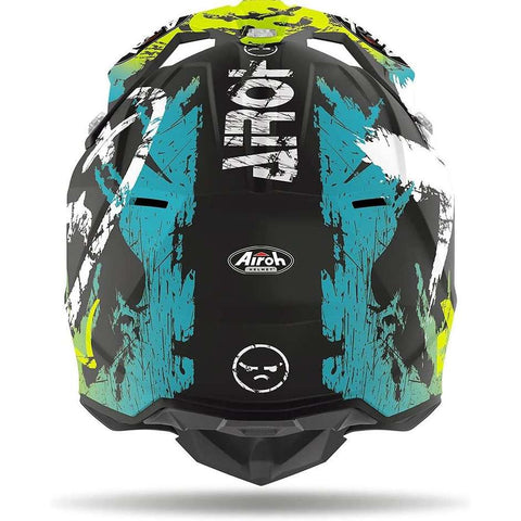 CASCO CROSS BABY WRAAP SMILE AIROH GIALLO OPACO F.S.