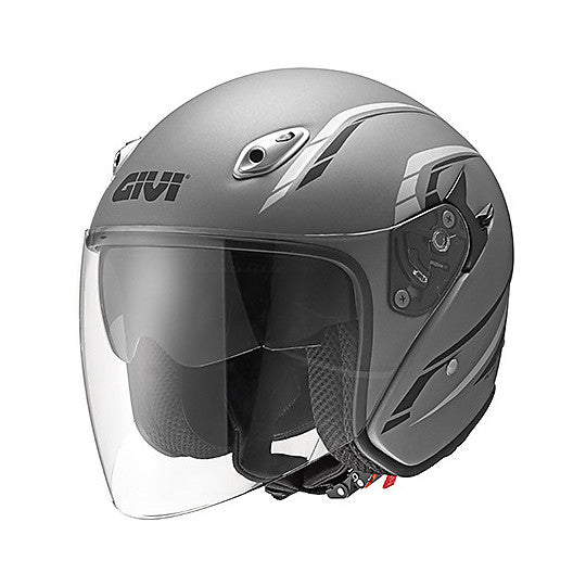 CASCO JET 20.6 FIBER TITANIO OPACO