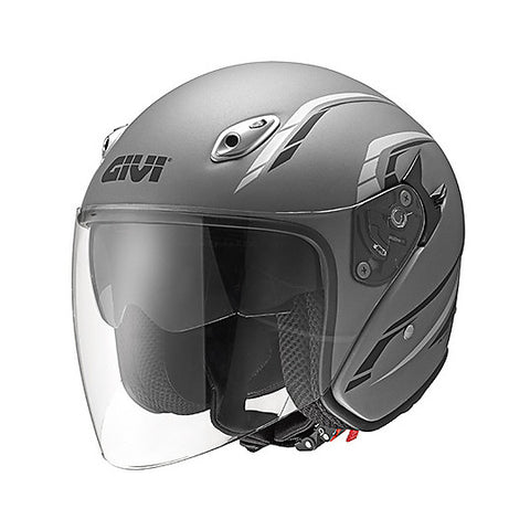 CASCO JET 20.6 FIBER TITANIO OPACO