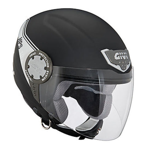 CASCO DEMI JET NERO OPACO F.S.