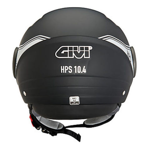 CASCO DEMI JET NERO OPACO F.S.