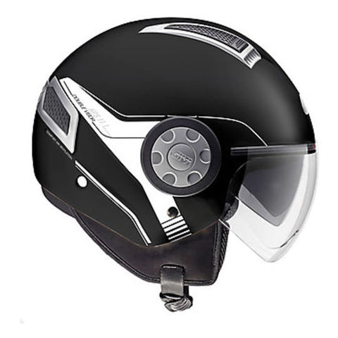 CASCO AIR JET NERO OPACO F.S.
