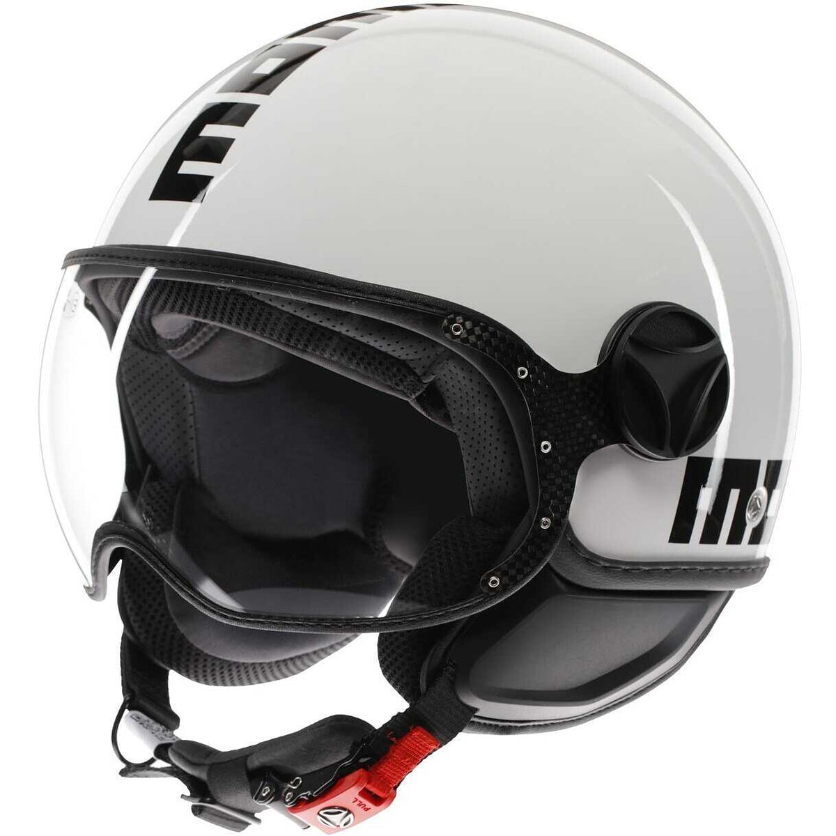 CASCO MOMO DESIGN CLASSIC 06 BIANCO NERO