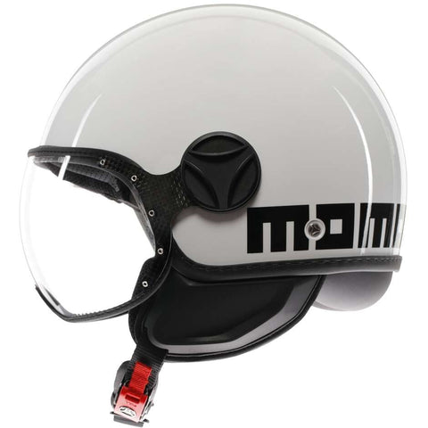 CASCO MOMO DESIGN CLASSIC 06 BIANCO NERO