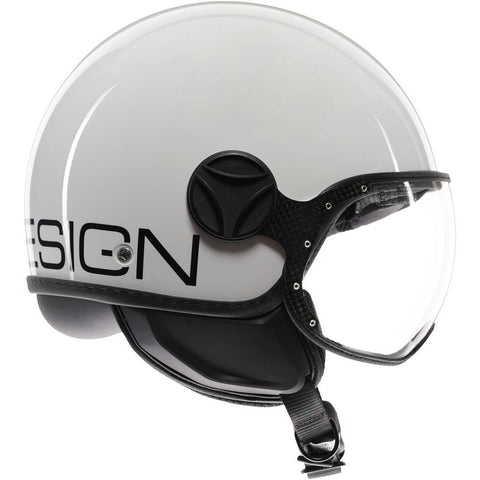 CASCO MOMO DESIGN CLASSIC 06 BIANCO NERO