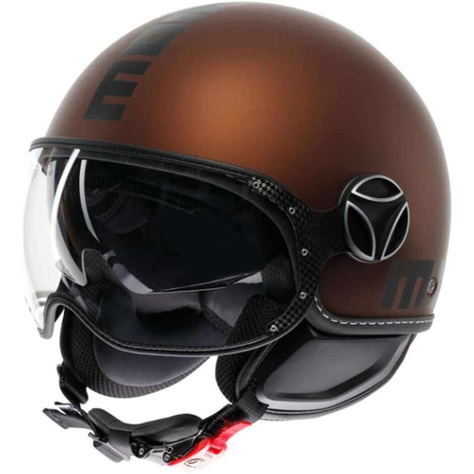 CASCO MOMO DESIGN 06 ESPRESSO/NERO OP