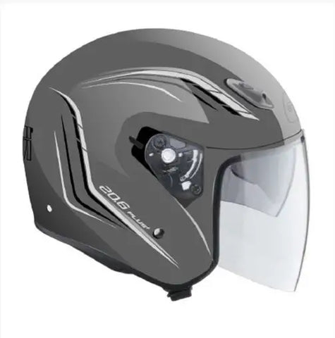CASCO JET 20.6 FIBER-J2 PLUS TITANIO OPACO