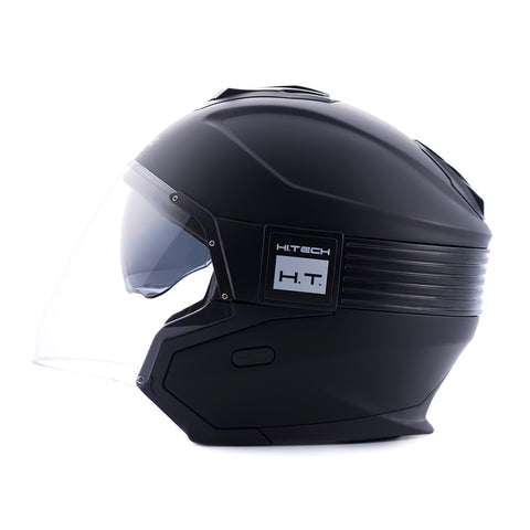 CASCO HACKER H110 BTR NERO OPACO