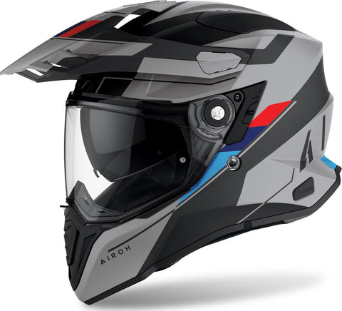 CASCO AIROH COMMANDER SKILL GRIGIO/NERO OPACO CMSK81f.s