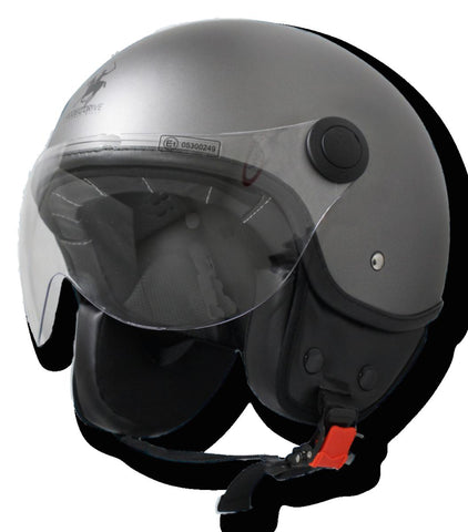 Casco Demi Jet V/Elix ECE2206 Titanio Opaco – Rodeo Drive