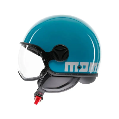 CASCO MOMO DESIGN CLASSIC 06 CANDY BLU BIANCO