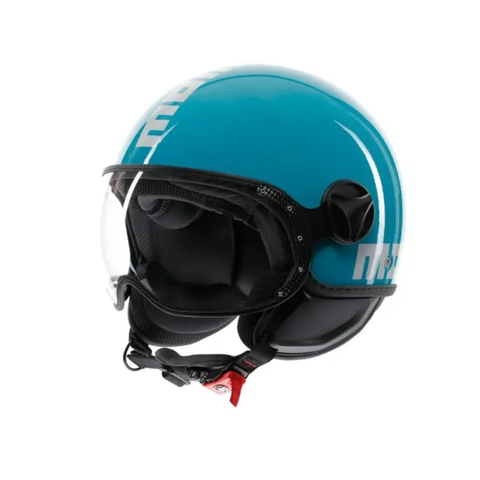 CASCO MOMO DESIGN CLASSIC 06 CANDY BLU BIANCO